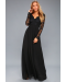 Awaken My Love Black Long Sleeve Lace Maxi Dress